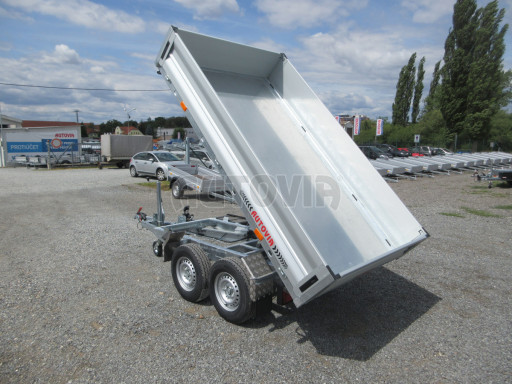 Sklápěcí přívěs KA 2,7T 2,60x1,52/0,35 Zn. ruč, box č.22
