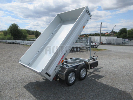 Sklápěcí přívěs KA 2,7T 2,60x1,52/0,35 Zn. ruč, box č.24