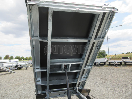 Sklápěcí přívěs KA 2,7T 2,60x1,52/0,35 Zn. ruč, box č.27