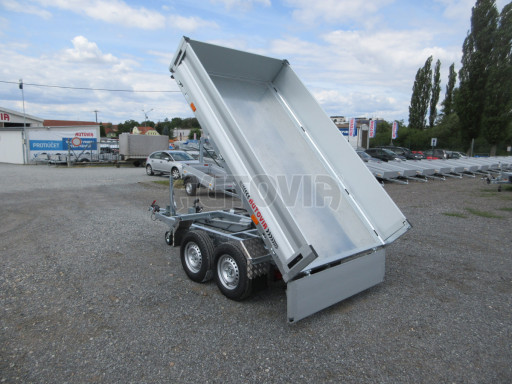 Sklápěcí přívěs KA 2,7T 2,60x1,52/0,35 Zn. ruč, box č.29