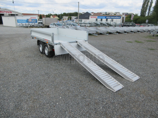 Sklápěcí přívěs KA 2,7T 2,60x1,52/0,35 Zn. ruč, box č.40