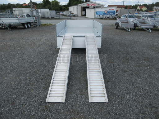 Sklápěcí přívěs KA 2,7T 2,60x1,52/0,35 Zn. ruč, box č.41