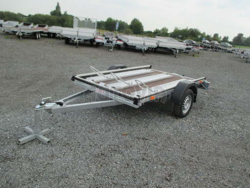 Přívěs za osobní auto pro přepravu motorek MOTO 750kg 2,50x1,48 plato