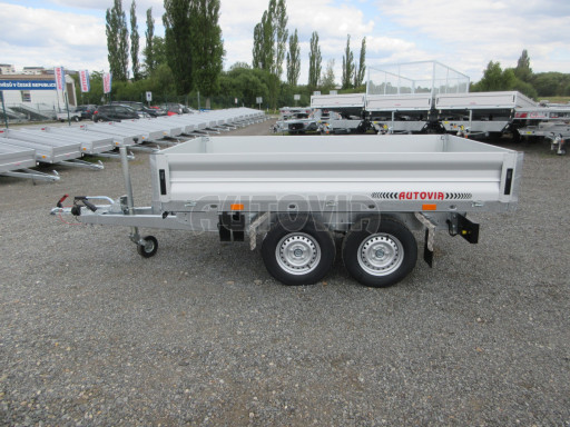 Sklápěcí přívěs KA 2,7T 2,60x1,52/0,35 ruč, BOX č.8