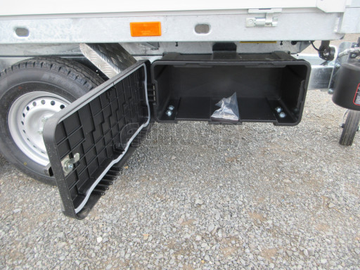 Sklápěcí přívěs KA 2,7T 2,60x1,52/0,35 ruč, BOX č.18
