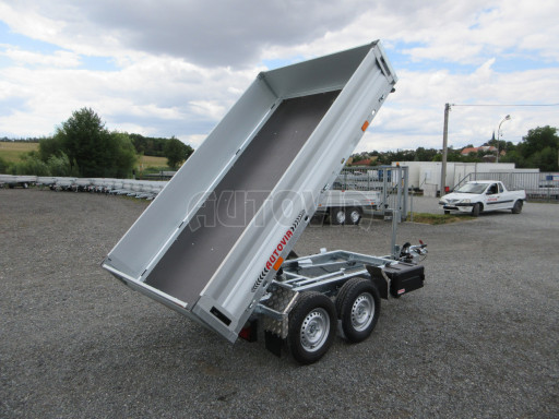 Sklápěcí přívěs KA 2,7T 2,60x1,52/0,35 ruč, BOX č.24