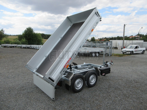 Sklápěcí přívěs KA 2,7T 2,60x1,52/0,35 ruč, BOX č.29