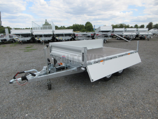 Sklápěcí přívěs KA 2,7T 2,60x1,52/0,35 ruč, BOX č.3