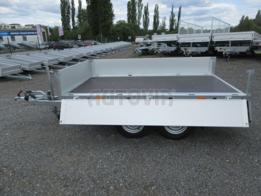 Sklápěcí přívěs KA 2,7T 2,60x1,52/0,35 ruč, BOX č.30
