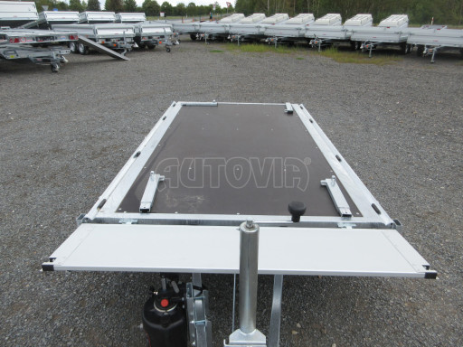 Sklápěcí přívěs KA 2,7T 2,60x1,52/0,35 ruč, BOX č.37