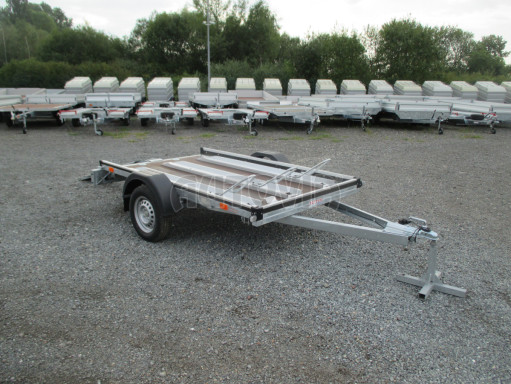 Přívěs za osobní auto pro přepravu motorek MOTO 750kg 2,50x1,48 plato