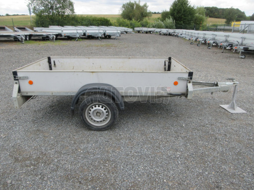Nebrzděný sklopný přívěs ZV 26 N1 skl 2,50x1,24/0,35 POČ, zesílená náprava 1300kg !!! č.7