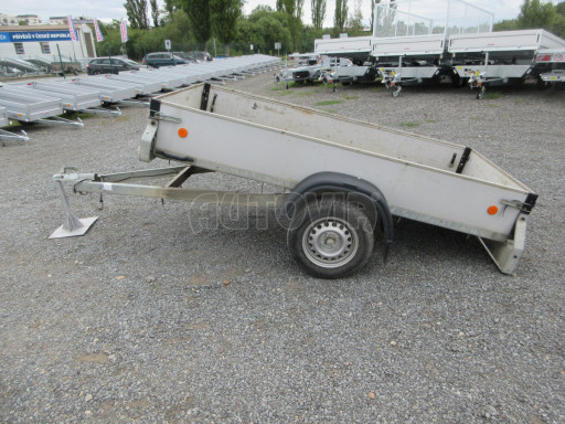 Nebrzděný sklopný přívěs ZV 26 N1 skl 2,50x1,24/0,35 POČ, zesílená náprava 1300kg !!! č.13