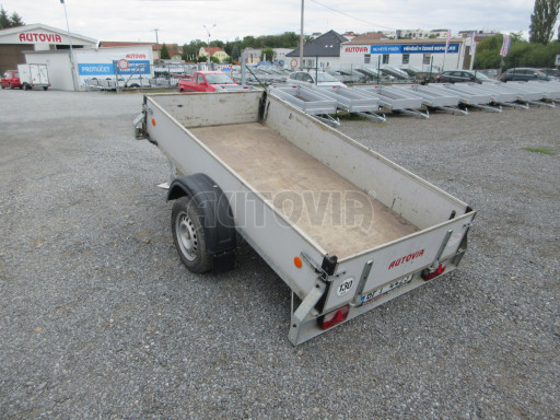 Nebrzděný sklopný přívěs ZV 26 N1 skl 2,50x1,24/0,35 POČ, zesílená náprava 1300kg !!! č.14