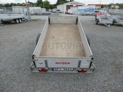 Nebrzděný sklopný přívěs ZV 26 N1 skl 2,50x1,24/0,35 POČ, zesílená náprava 1300kg !!! č.15