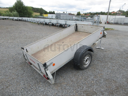 Nebrzděný sklopný přívěs ZV 26 N1 skl 2,50x1,24/0,35 POČ, zesílená náprava 1300kg !!! č.16