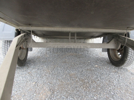 Nebrzděný sklopný přívěs ZV 26 N1 skl 2,50x1,24/0,35 POČ, zesílená náprava 1300kg !!! č.18