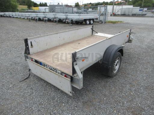 Nebrzděný sklopný přívěs ZV 26 N1 skl 2,50x1,24/0,35 POČ, zesílená náprava 1300kg !!! č.23