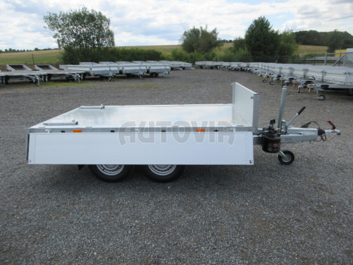 Sklápěcí přívěs KA 2,7T 2,60x1,52/1,35 Zn. ruč, box, Gitter č.38