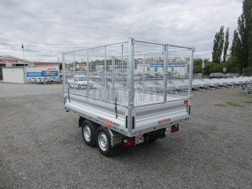 Sklápěcí přívěs KA 2,7T 2,60x1,52/1,35 Zn. ruč, box, Gitter č.9