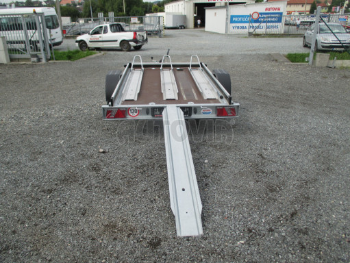 Přívěsný vozík pro přepravu motorek MOTO 1,3T B1 2,50x1,50 3motocykly