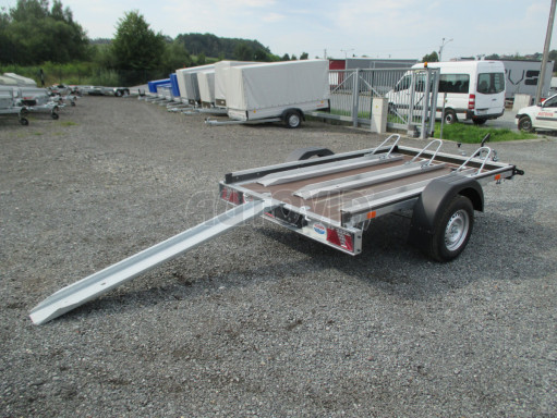 Přívěsný vozík pro přepravu motorek MOTO 1,3T B1 2,50x1,50 3motocykly