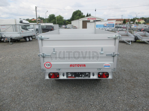 Dvounápravový přívěsný vozík ZV 22 750kg N2 2,55x1,50/0,70 nástavba bočnic č.4