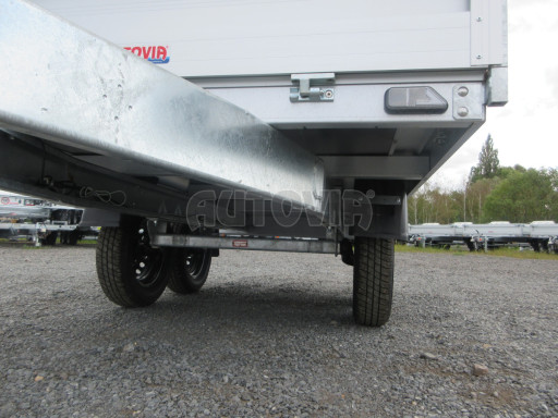 Dvounápravový přívěsný vozík ZV 22 750kg N2 2,55x1,50/0,70 nástavba bočnic č.10