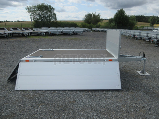 Dvounápravový přívěsný vozík ZV 22 750kg N2 2,55x1,50/0,70 nástavba bočnic č.19