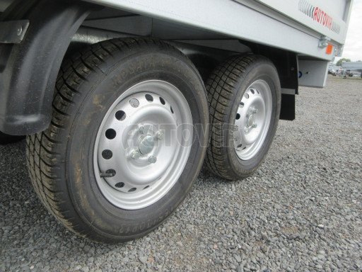 Dvounápravový přívěsný vozík ZV 22 750kg N2 2,55x1,50/0,70 nástavba bočnic č.24