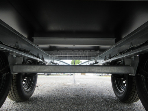 Dvounápravový přívěsný vozík ZV 22 750kg N2 2,55x1,50/0,70 nástavba bočnic č.25