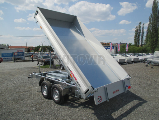 Třístranný sklápěcí přívěs TR 3,5T 3,50x1,85/0,35 v elektrice č.1