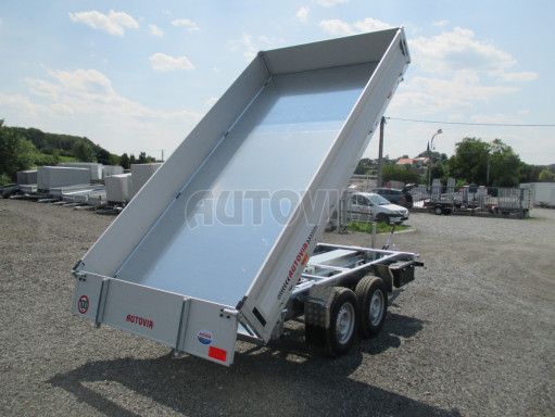 Třístranný sklápěcí přívěs TR 3,5T 3,50x1,85/0,35 v elektrice č.2