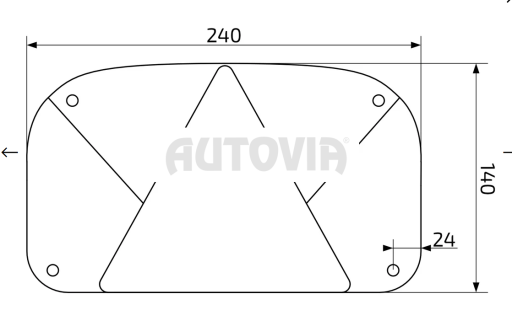 Sklo svítilny Aspöck Multipoint II, L/P-BL/BR/KO/CO/ML č.3