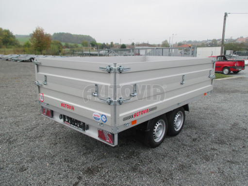 Přívěsný vozík ZV 32 2,0T B2 3,00x1,80/0,70 nástavba