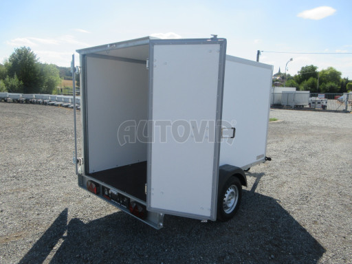 Skříňový přívěs za osobní auto ZV 26 N1 skříň 2,50x1,25/1,50