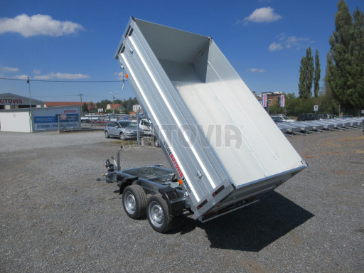 Nízkoložný třístranný sklápěč VER 3SKS 2,7T 2,65x1,55/0,60 ruč nástavba, nízkoprofily, euroklipy č.19