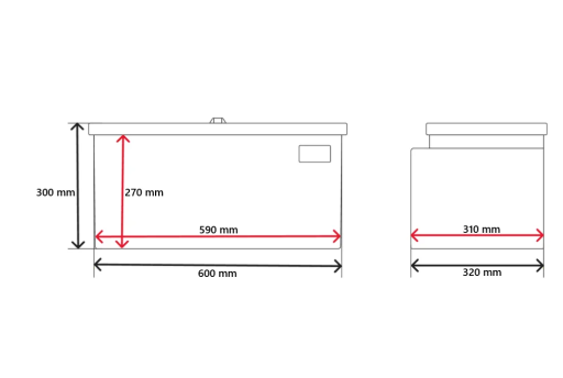 De Haan Ecoline V alu box 600x320x300 mm č.6