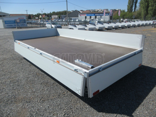 Nebrzděný nákladní přívěs ZV 41 750kg N1 4,17x2,00/0,35 zesílená náprava č.15