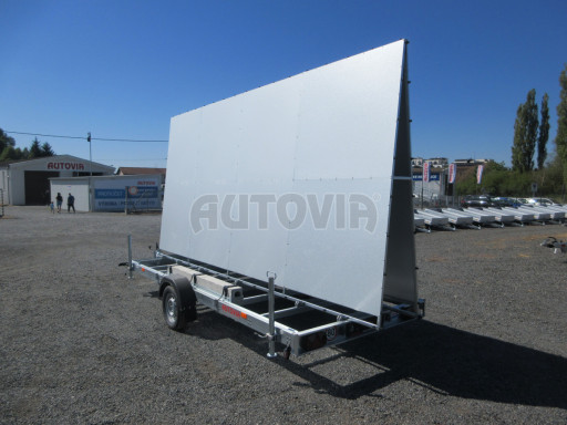 Přívěsný vozík pro umístění reklamy BGS Billboard plato 5,09x2,40 překlady č.3
