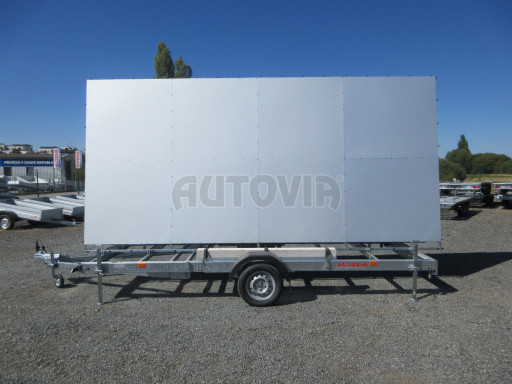 Přívěsný vozík pro umístění reklamy BGS Billboard plato 5,09x2,40 překlady č.17