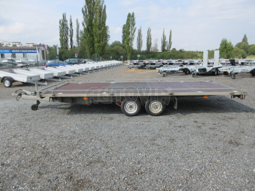 Bazarový hydraulicky sklopný přívěs AD 2,8T 5,17x2,09 plato č.9