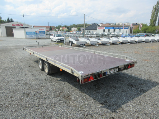 Bazarový hydraulicky sklopný přívěs AD 2,8T 5,17x2,09 plato č.10
