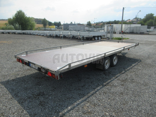 Bazarový hydraulicky sklopný přívěs AD 2,8T 5,17x2,09 plato č.12