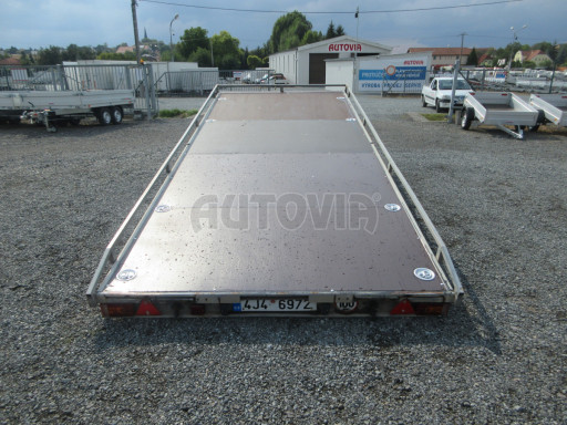 Bazarový hydraulicky sklopný přívěs AD 2,8T 5,17x2,09 plato č.4