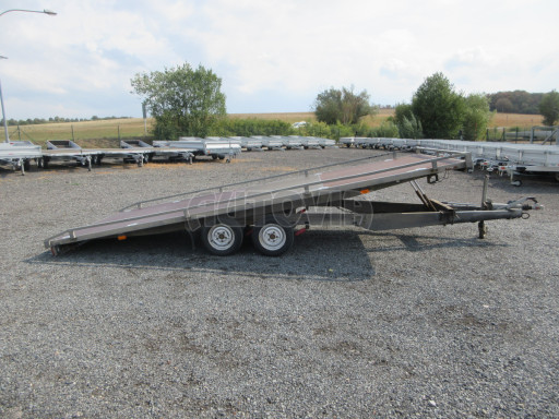 Bazarový hydraulicky sklopný přívěs AD 2,8T 5,17x2,09 plato č.19