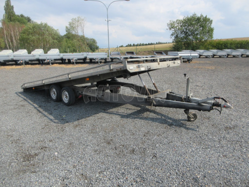 Bazarový hydraulicky sklopný přívěs AD 2,8T 5,17x2,09 plato č.20