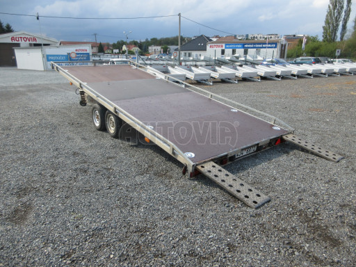 Bazarový hydraulicky sklopný přívěs AD 2,8T 5,17x2,09 plato č.2