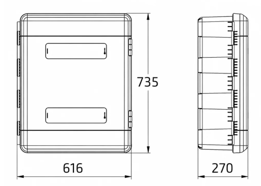 Daken Dual box 530 x 700 x 229 mm č.3