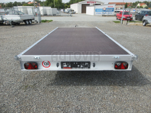 Dvounápravový nebrzděný přívěs ZV 41 750kg N2 4,17x2,01 plato 13